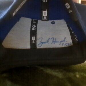 very rare MLB la hat signed!